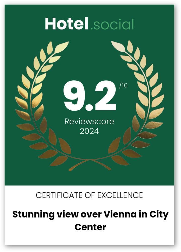 Stunning View Over Vienna In City Center Leilighet Eksteriør bilde